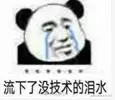留下了没技术的泪水...
