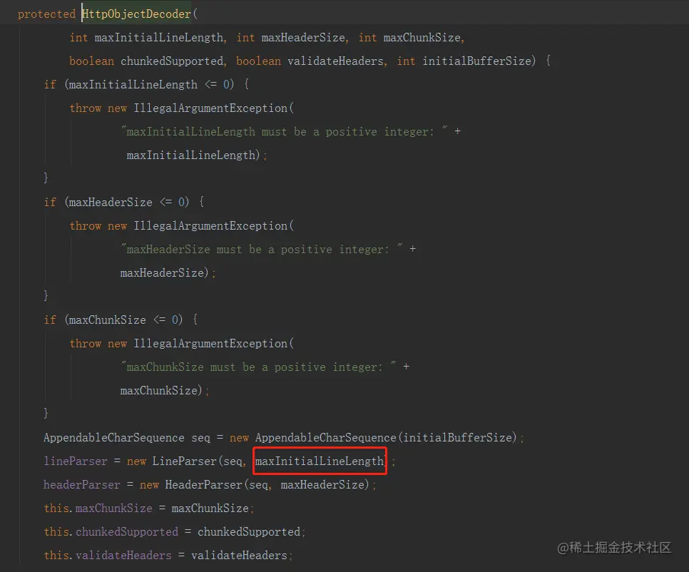 maxInitialLineLength