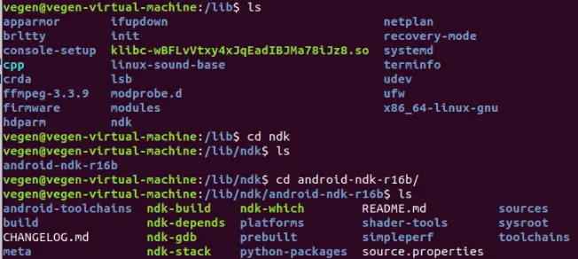 ndk 和 ffmpeg 路径