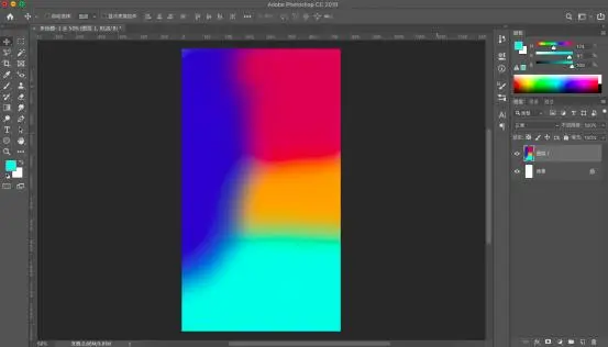 PS一分钟打造手机渐变壁纸