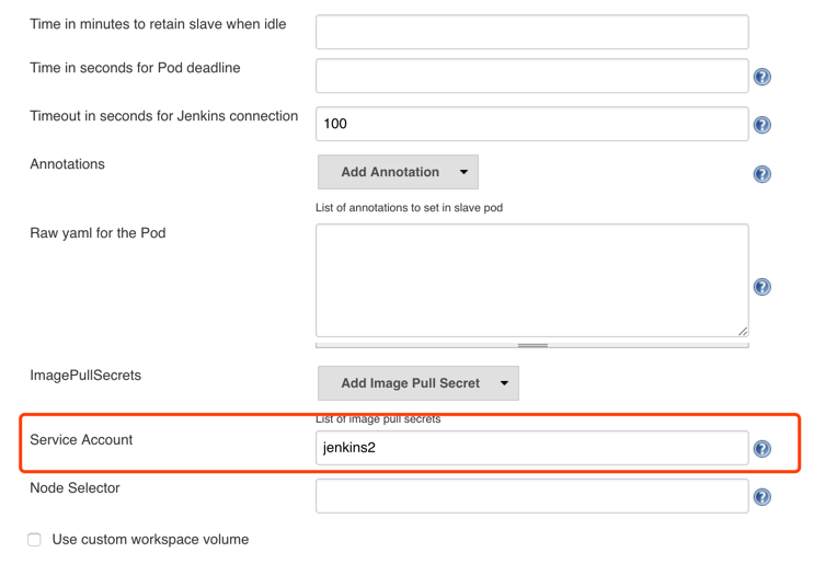 kubernetes plugin config5