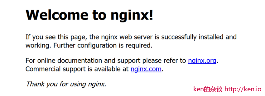 Nginx Welcome