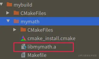 mymath子构建目录