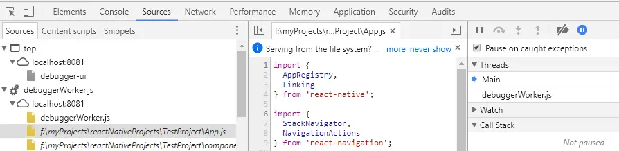 Chrome开发者工具