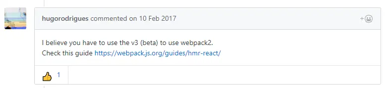 需要升级react-hot-loader