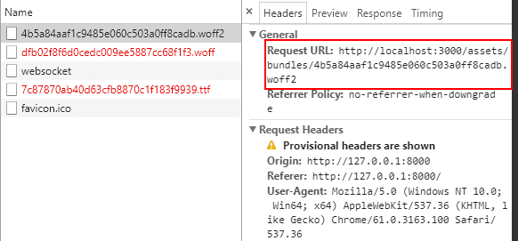 字体文件加载失败