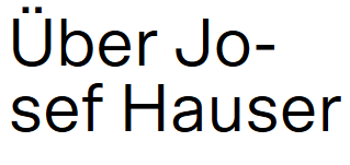 Über Josef Hauser
