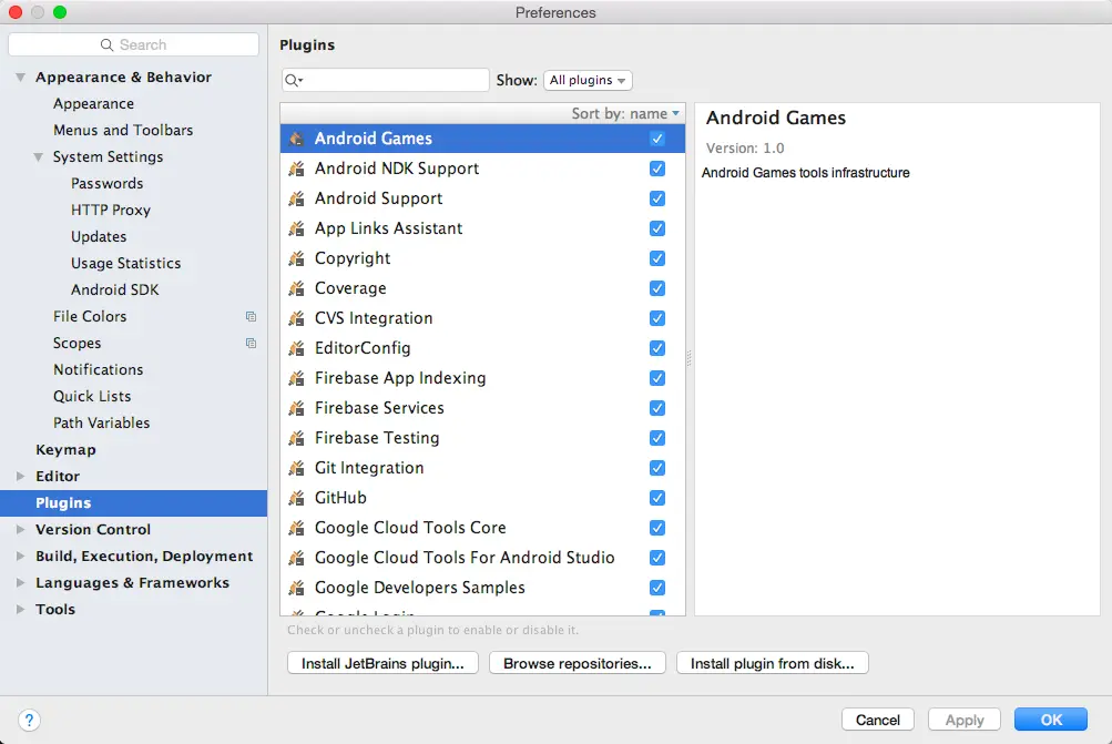 第二步：点击左侧 Plugins