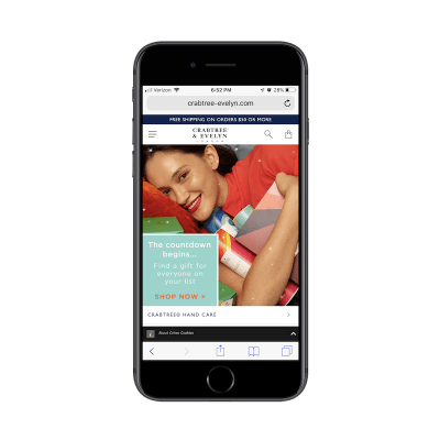 Crabtree & Evelyn PWA