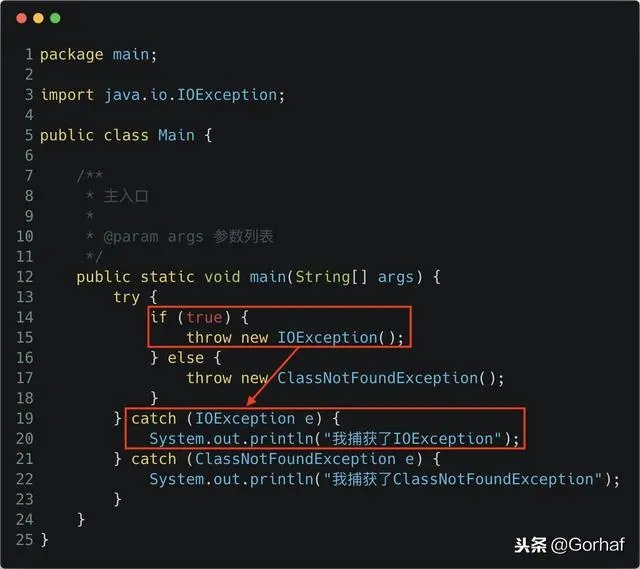 “全栈2019”Java异常第十二章：catch与异常匹配