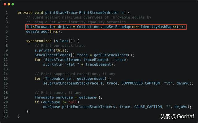 “全栈2019”Java异常第十三章：访问异常堆栈跟踪信息