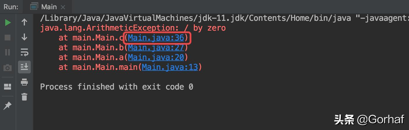 “全栈2019”Java异常第十三章：访问异常堆栈跟踪信息
