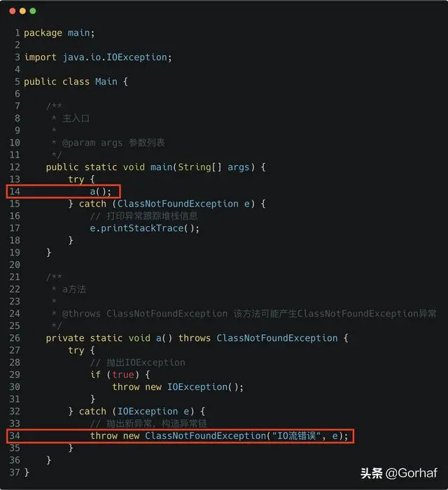 “全栈2019”Java异常第十五章：异常链详解