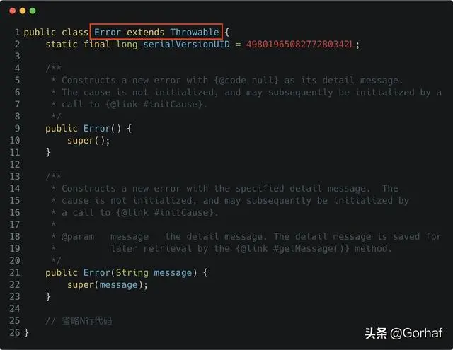 “全栈2019”Java异常第十六章：Throwable详解