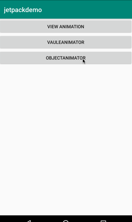 ObjectAnimator效果