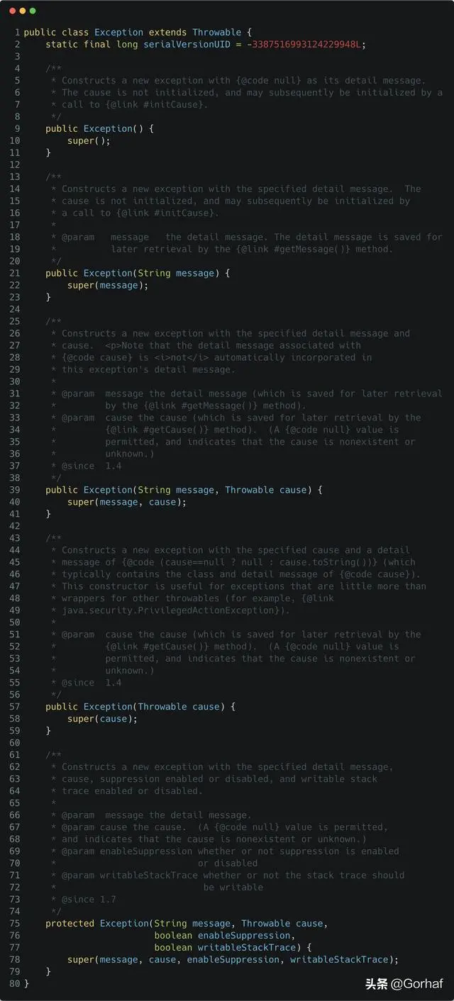 “全栈2019”Java异常第十八章：Exception详解
