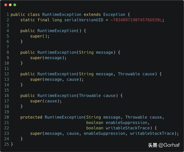 “全栈2019”Java异常第十九章：RuntimeException详解