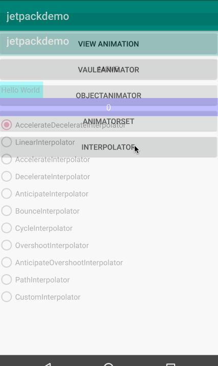 Interpolator Demo