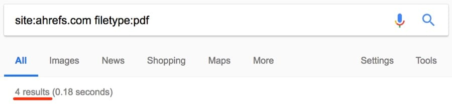 filetype 操作符 pdf