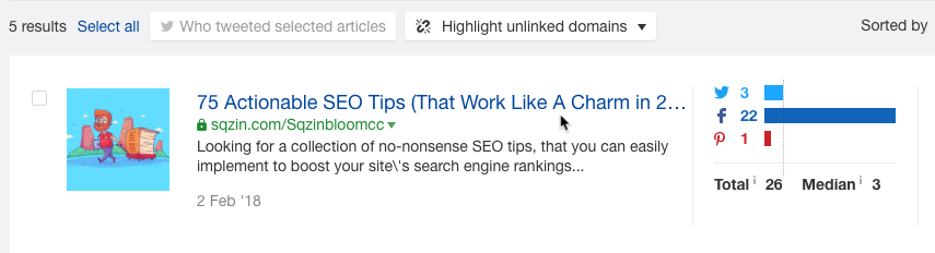 高亮没有原文链接的域名