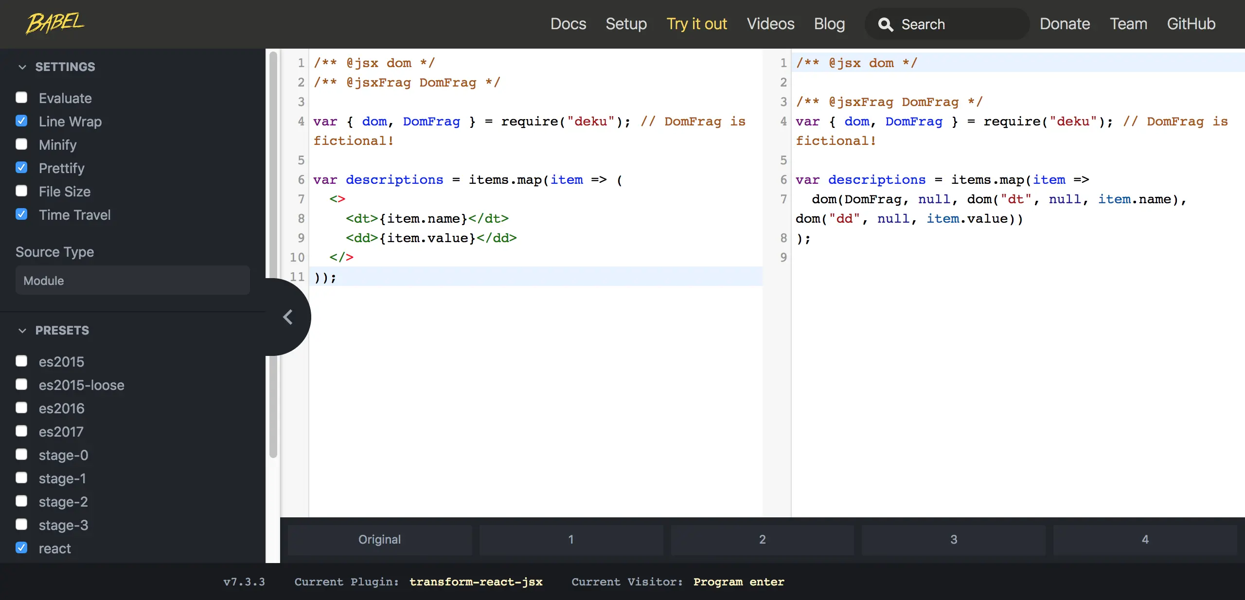 React Fragment
