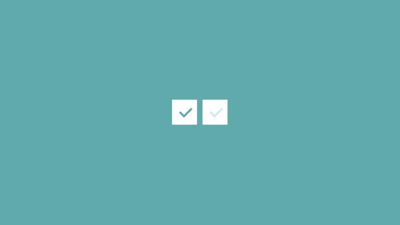 Demo Image: CSS-Only Animated Checkbox