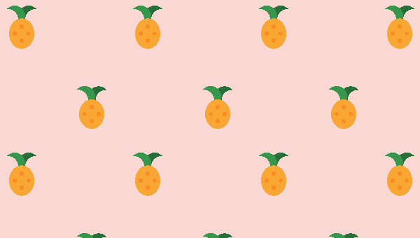 Demo Image: CSS Fruit Background - Pineapple