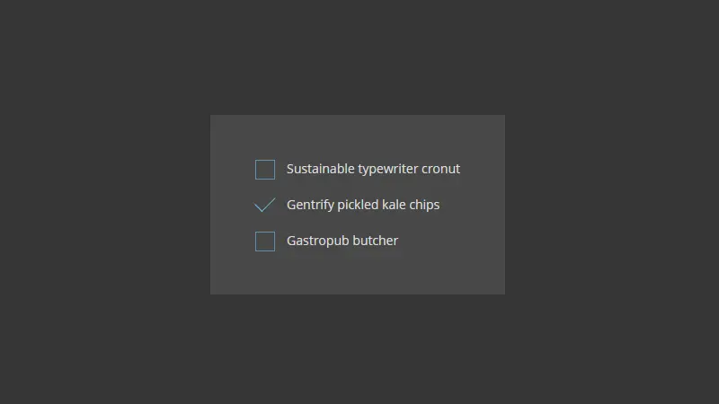 Demo Image: Custom Checkbox