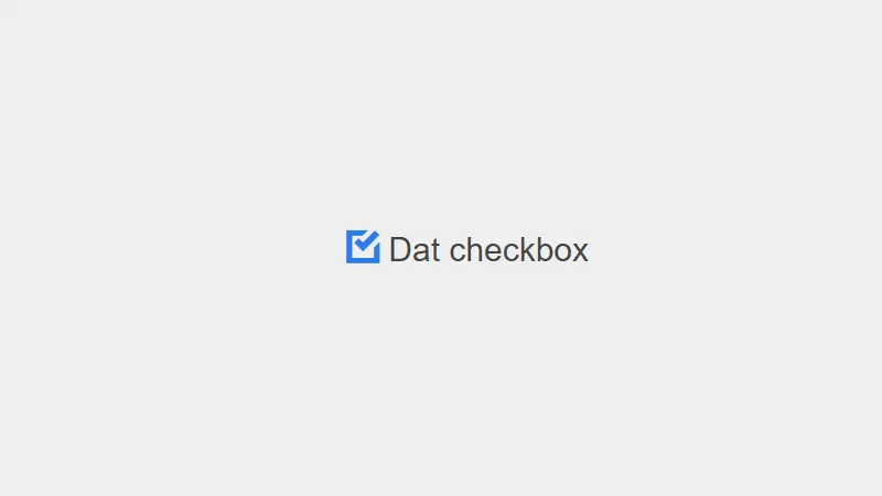 Demo Image: Custom Checkbox