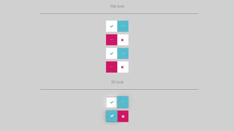 Demo Image: Pure CSS Toggles