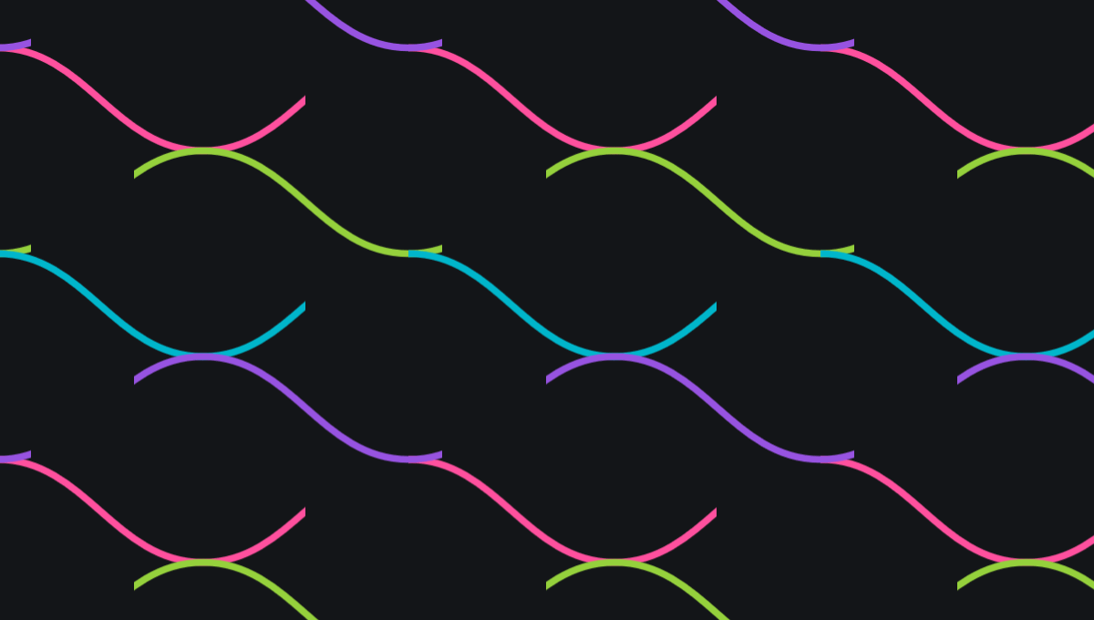 Demo image: SVG And CSS Squiggly Pattern