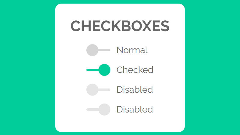 Demo Image: Fluid Checkboxes