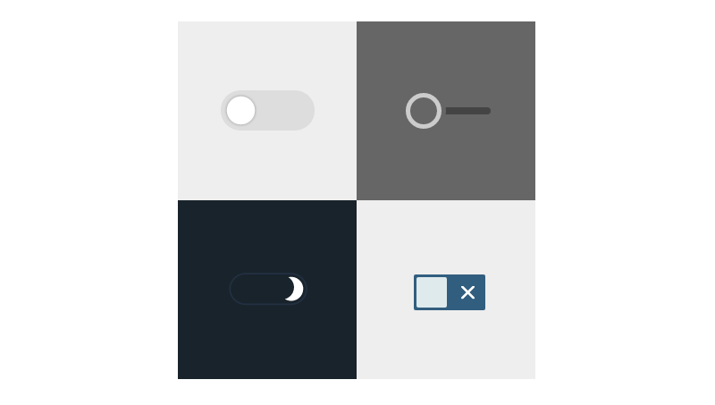 Demo Image: Custom Checkbox/Toggle Switch