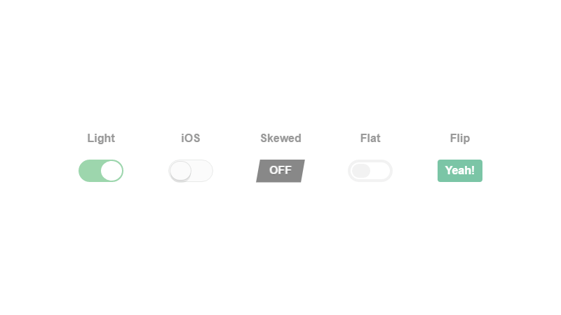 Demo Image: Pure CSS Checkboxes