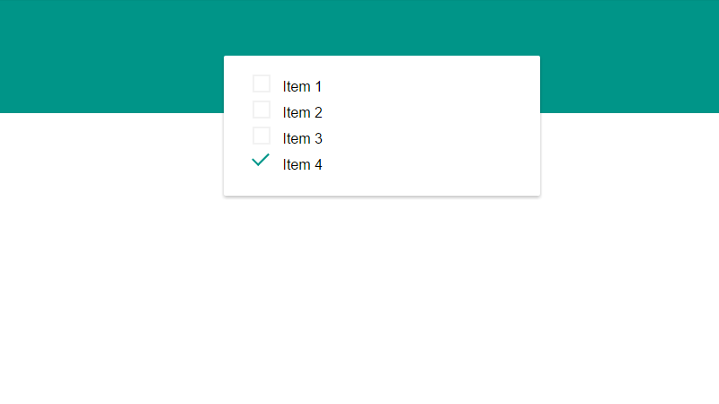Demo Image: Google Material Style Checkbox (CSS Only)