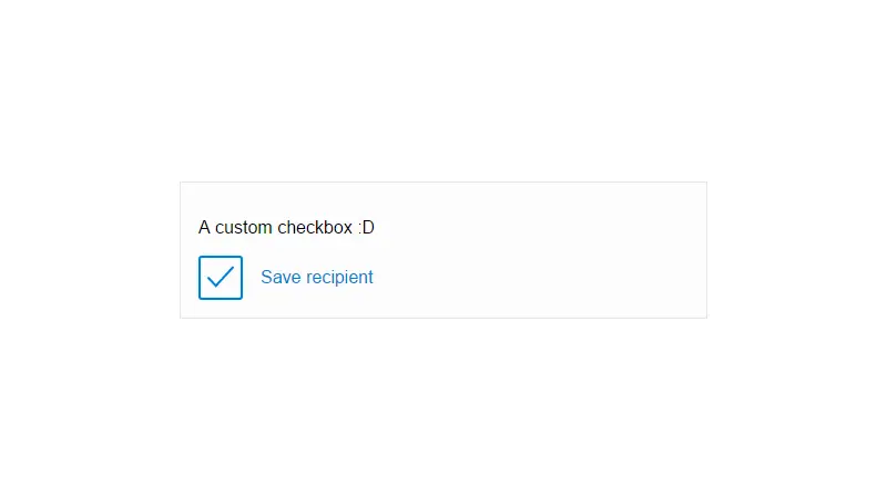 Demo Image: Custom Checkbox