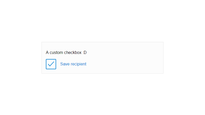 Demo Image: Custom Checkbox