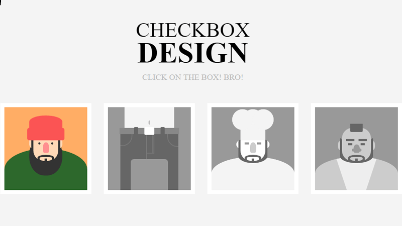 Demo Image: Checkbox Animation - CSS