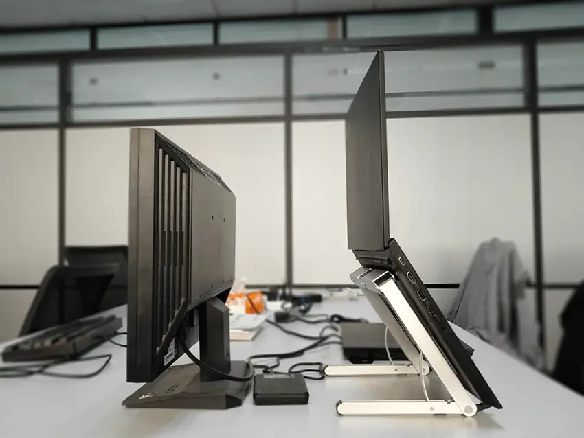 DNZJ-02最大档位与显示器高度对比