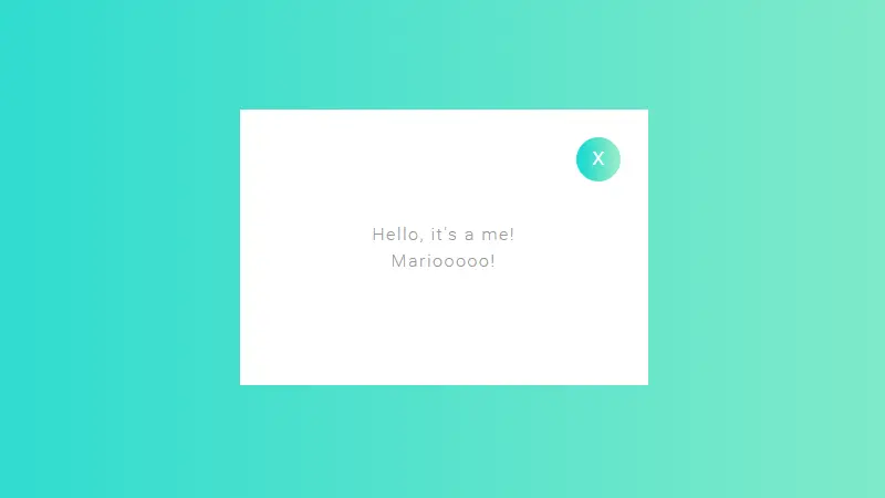 Demo Image: Origami Dialog Effect