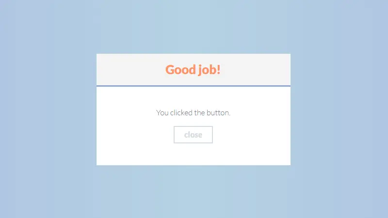 Demo Image: Modal Window