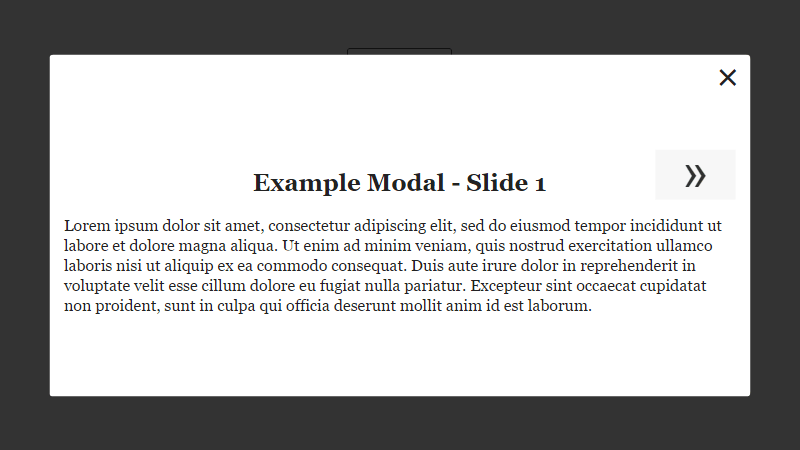 Demo Image: Pure CSS Modal + Slider