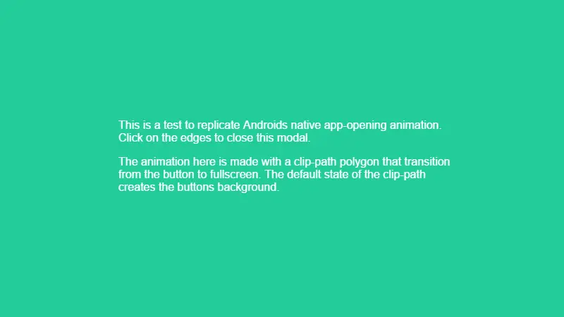 Demo Image: Modal With Clip-Path