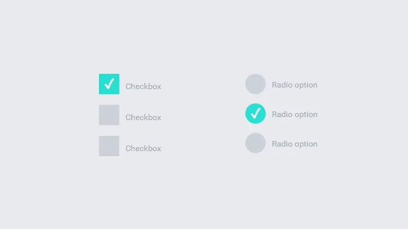 Demo Image: Ripple Animation On Input Type Radio And Checkbox