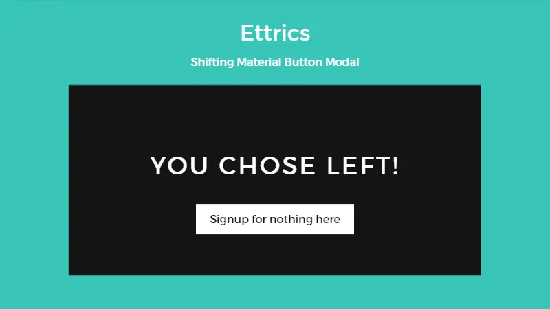 Demo Image: Shifting Material Button Modal
