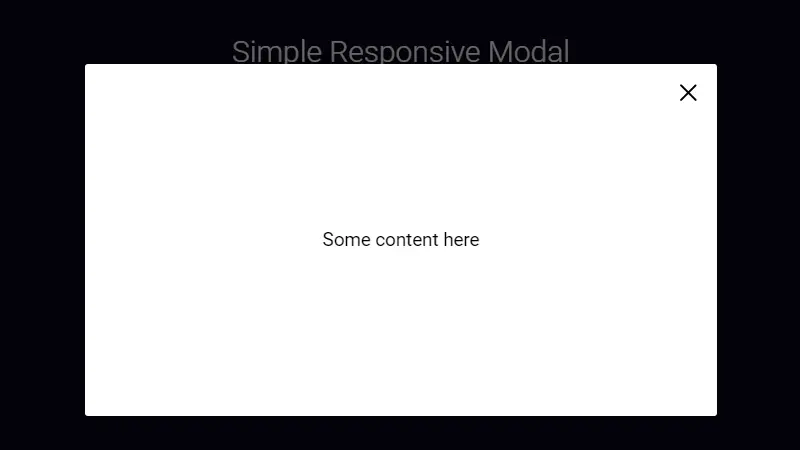 Demo Image: Responsive Modal
