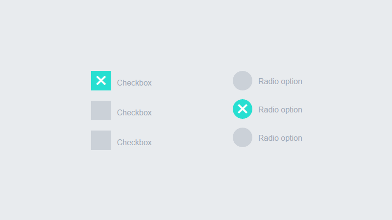 Demo Image: CSS Ripple/Wave Checkbox And Radio Button