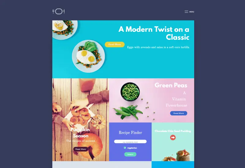 Demo Image: Food Magazine Template