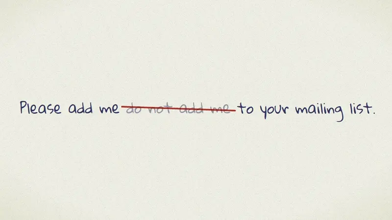 Demo Image: Strikethrough Radios