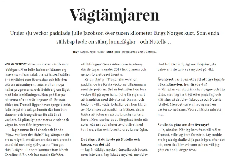 Demo Image: Magazine Article